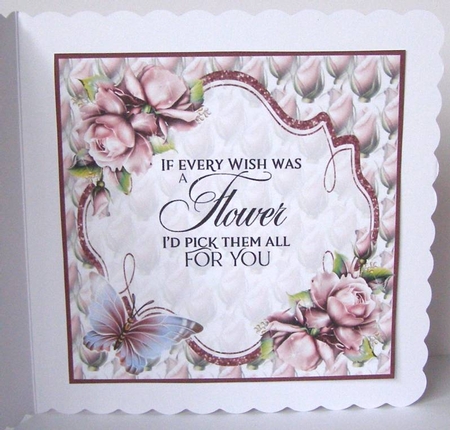 A birthday flower insert. by Margaret McCartney