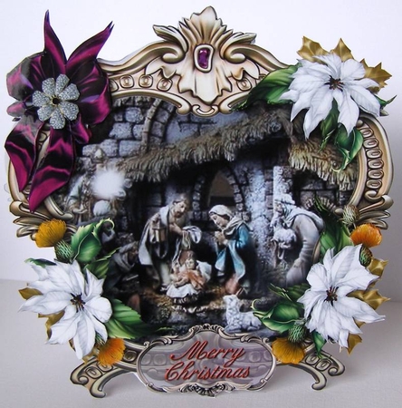 Christmas Trinkets Nativity - H by Margaret McCartney