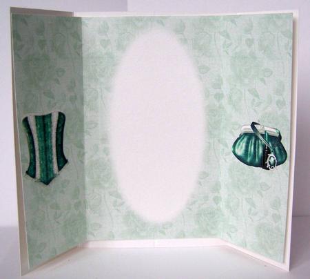 Party Night in Green Gatefold Insert by Margaret McCartney