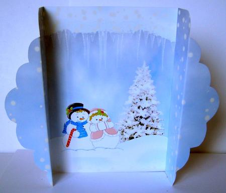 Snowpeople Out for a Walk by Margaret McCartney