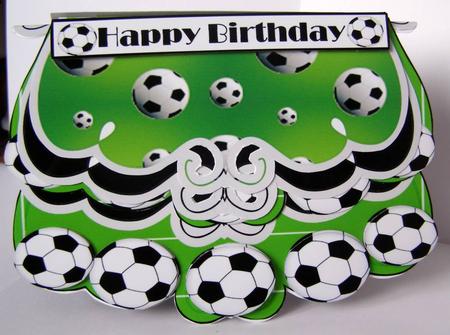 Fold and Flip Soccer Happy Birthday-soccer Mad by Margaret McCartney