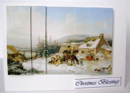 The Habitant Farm in Snow by Margaret McCartney