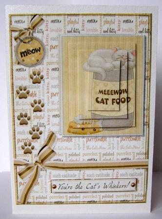 A Purrrrfect Day - Meow - Pyramid by Margaret McCartney