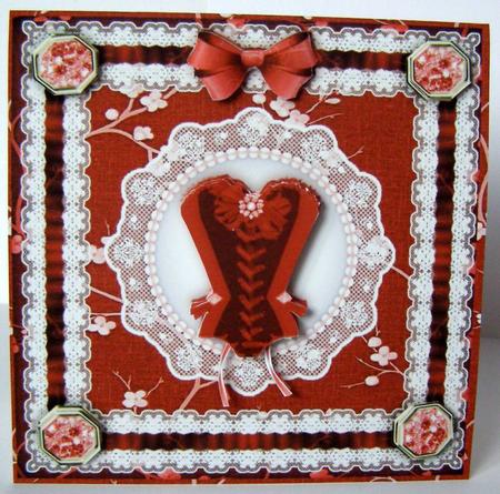 Corset, Pearls, Ribbon 'n Lace 2 by Margaret McCartney