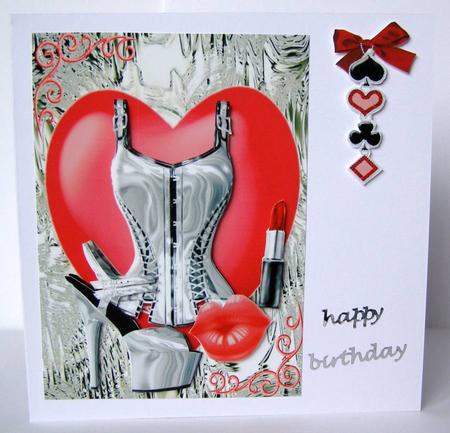 Fiery Red/silver Ladies Accessories by Margaret McCartney
