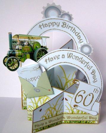 Traction Engine Cascade Deluxe by Margaret McCartney