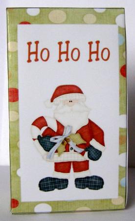 Christmas Santa Bag by Margaret McCartney