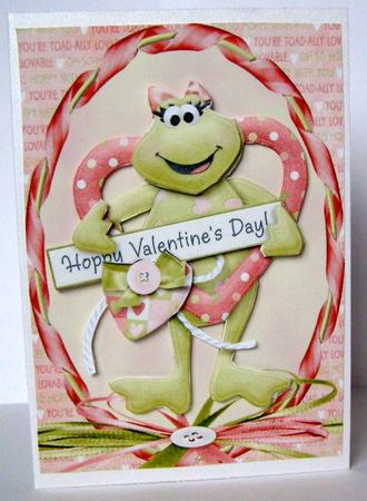 Hoppy Valentine Day with Decoupage by Margaret McCartney