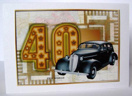 40th Vintage Car Toppers by Margaret McCartney