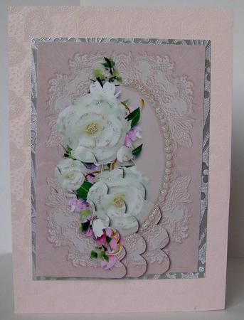 White Rose and Lace by Margaret McCartney