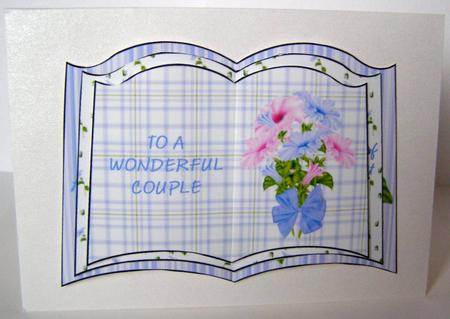 Anniversary Petunia Book Sheet by Margaret McCartney