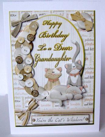 Birthday Card for a Dear Grandaughter by Margaret McCartney