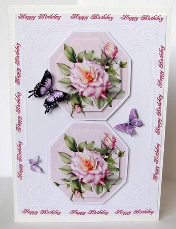 A 5 Birthday Roses by Margaret McCartney