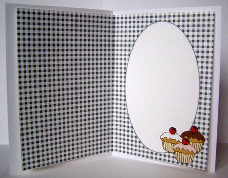 Cupcakes Insert (plaid) 2 by Margaret McCartney