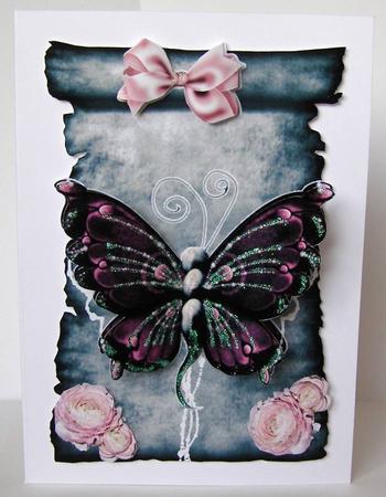 Butterfly Scroll by Margaret McCartney
