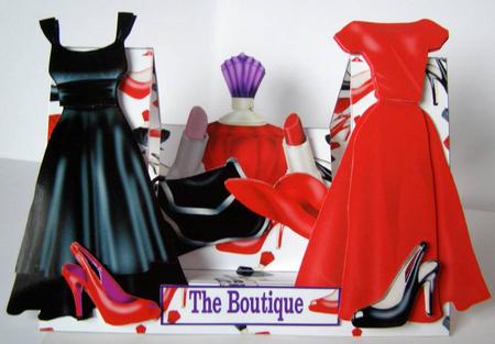 The Boutique Birthday Decoupage Stepper Card Kit by Margaret McCartney