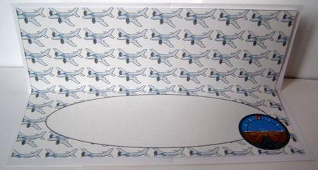 Planes Insert for Large Dl (white) by Margaret McCartney