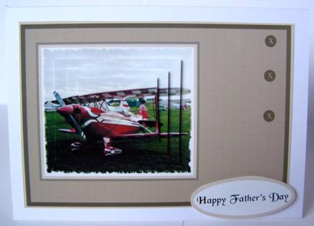 Flying Card Front Fathers Day Pyramid Design Sheet by Margaret McCartney