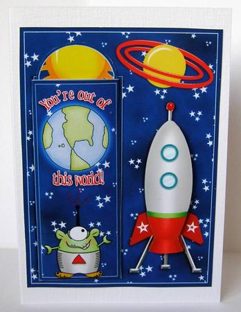 Out of This World - Bookmark Pocket Card by Margaret McCartney