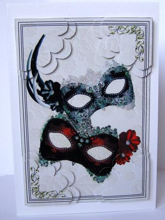 Masquerade Quadro Petal Corner Stacker by Margaret McCartney