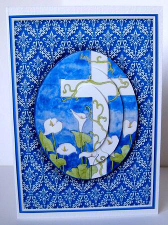 Easter Cross Quick Card by Margaret McCartney