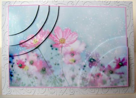 Fantasy Floral 2 Corner Stacker by Margaret McCartney