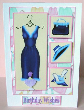 Female Fashion Decoupage Topper by Margaret McCartney