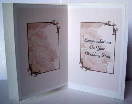 Wedding Insert 4 Roses by Margaret McCartney