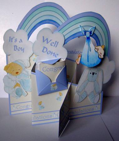 Baby Boy Cascade Deluxe by Margaret McCartney