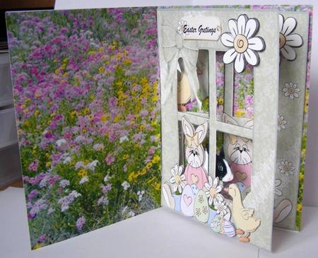 Double 3D Open Window with Insert by Margaret McCartney
