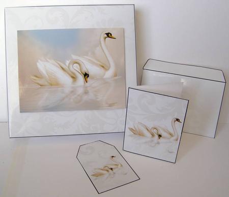 Swan Easel Drawer Box Kit by Margaret McCartney
