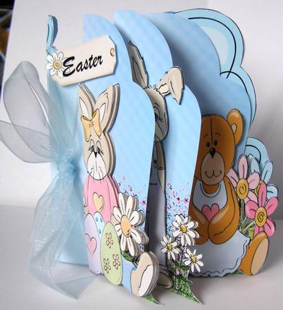 Fold and Flip Easter Card by Margaret McCartney