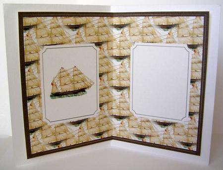 Sailing Ship Insert by Margaret McCartney