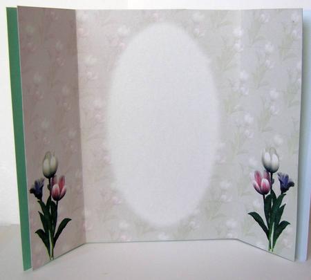 Flower Girl Gatefold Insert by Margaret McCartney