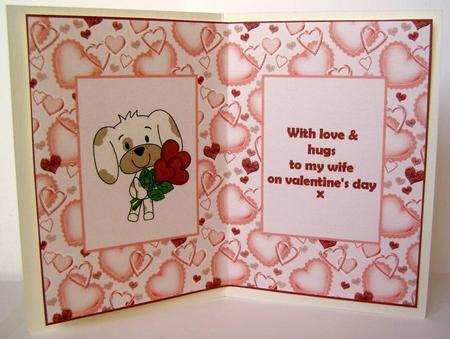 To My Wife Valentines Insert by Margaret McCartney