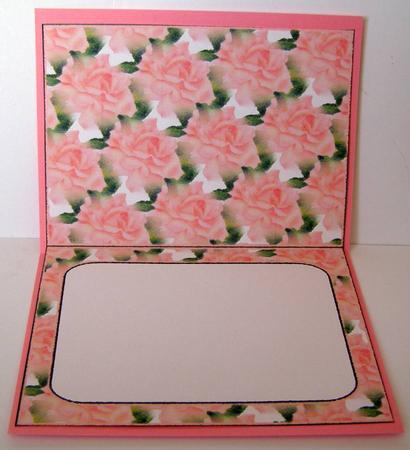 Blue Rose Insert Landscape by Margaret McCartney