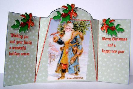 Blue Santa by Margaret McCartney