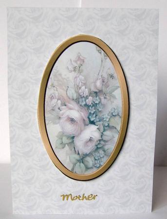 Floral Cameo Toppers by Margaret McCartney