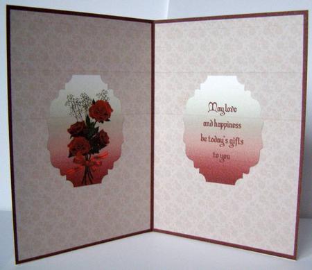 Rose Insert with Verse by Margaret McCartney