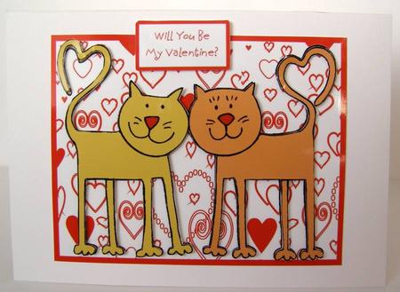 Love Heart Cats by Margaret McCartney