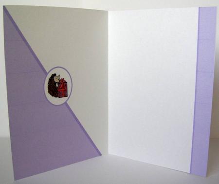 Spike with Present A5 Portrait Insert 2 by Margaret McCartney