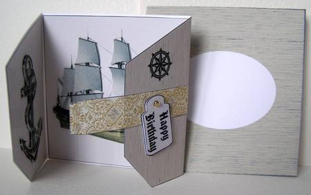 Ship Buckle Style Card Kit by Margaret McCartney