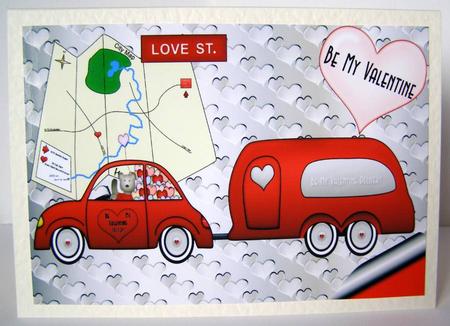 I Drove All Night to Get to You, A4 Topper by Margaret McCartney