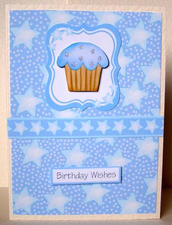 Cupcake Mini Set Blue by Margaret McCartney