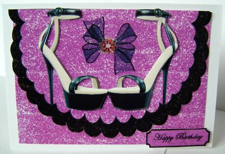My Favourite Shoes Envelope Card by Margaret McCartney