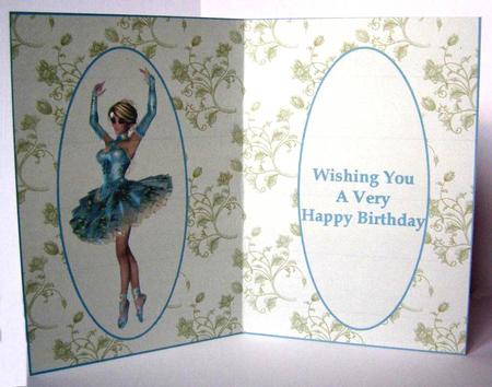 Pastel Ballerina Insert by Margaret McCartney