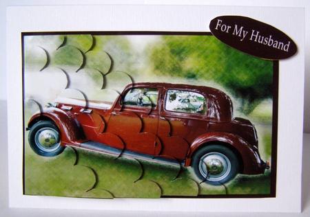 Vintage Car for My Huband Special Brother in Law,son in Law by Margaret McCartney