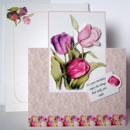 Wonderful Tulips Over the Edge Kit by Margaret McCartney