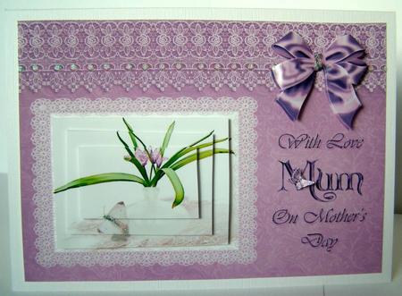 Flowers and Lace for Mothers Day by Margaret McCartney