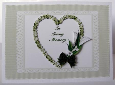 In Loving Memory Card Front by Margaret McCartney